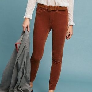 Pilcro Corduroy High-Rise Skinny Ankle Jeans